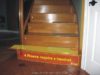 Stair handrails and guardrails safety - 4 Risers require a handrail