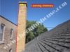 Chimney inspection - leaning chimney