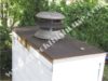 Chimney inspection - metal crown on a chimney
