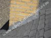 Chimney inspection - roofing cement used as a chimney flashing