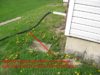 House fall maintenance exterior tips - remove sump pump extensions resting on the ground to prevent freezing