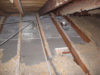Attic fall maintenance tips - missing attic floor insulation