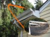 Gutter cleaning - if you see leakage stains under the gutter, check the roof condition above