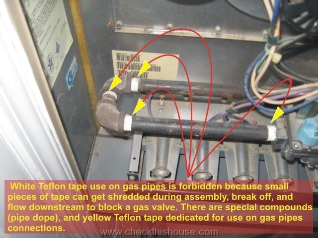 Can You Use White Teflon Tape On Gas Lines