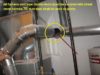 Chicago new condo furnace inspection - furnace metal vent pipe joints must be secured with screws