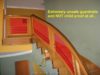 Stair handrails and guardrails safety - extremely unsafe guardrails and NOT child proof at all