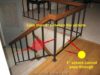 Stair handrails and guardrails safety - guardrail pickets must be less than 4 inches apart