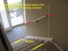 Stair handrails and guardrails safety - handrail should extend above the top and bottom nosing of stairs