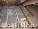 Attic mold - missing attic floor insulation