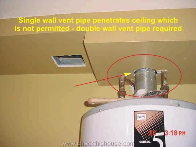 Furnace Water Heater Vent Pipe Clearances And Locations